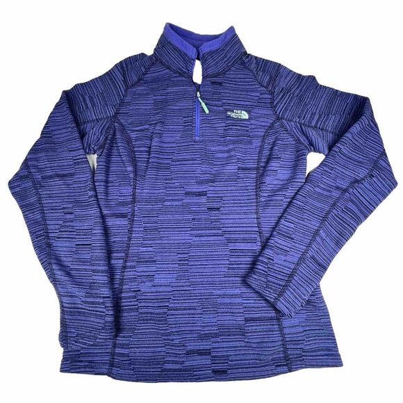 VGUC The North Face Pullover Glacier Purple Fleece Size Small - Picture 1 of 4